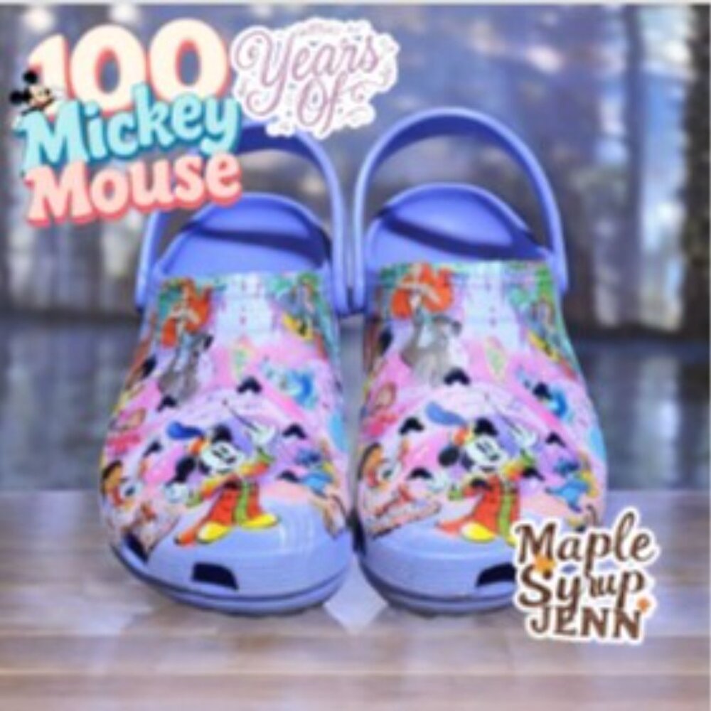Rare Find! Disney Parks 100 Years of Music and Wonder Crocs - Men's 11 - NWT